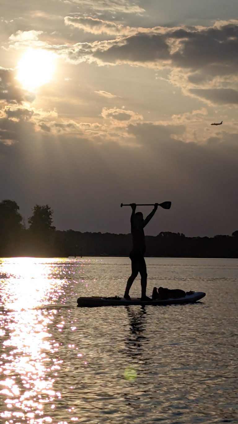 Seddinsee - paddling with landing planes