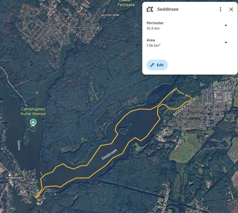 Seddinsee - trip overview